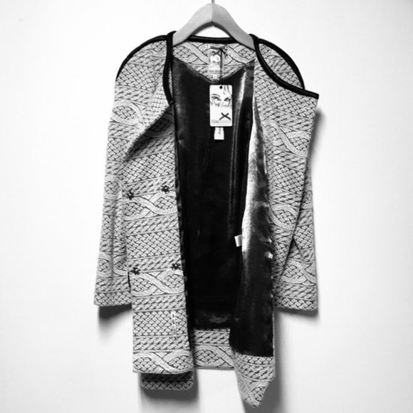 Yoana Baraschi Jackets & Blazers - NWT YOANA BARASCHI Collections Tweed Jacket